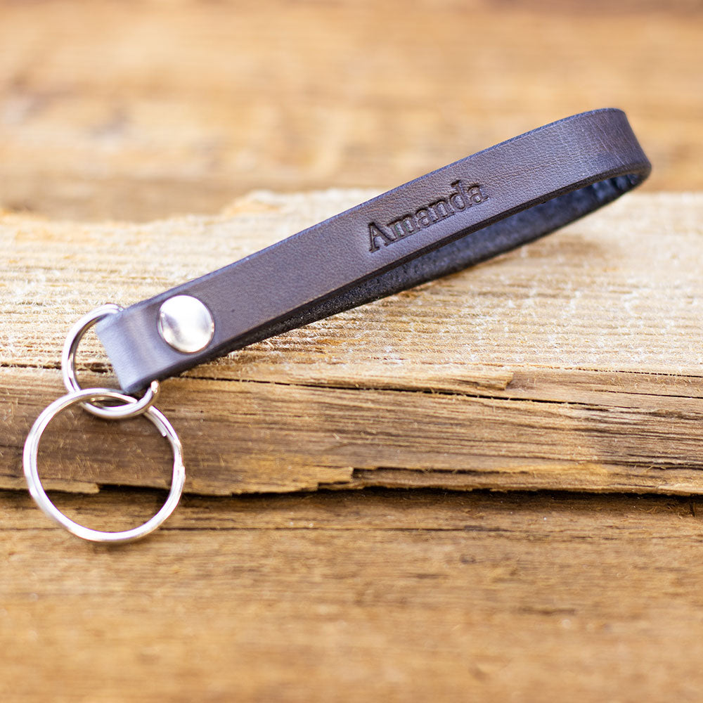 Small Personalized Key chain - Embossed