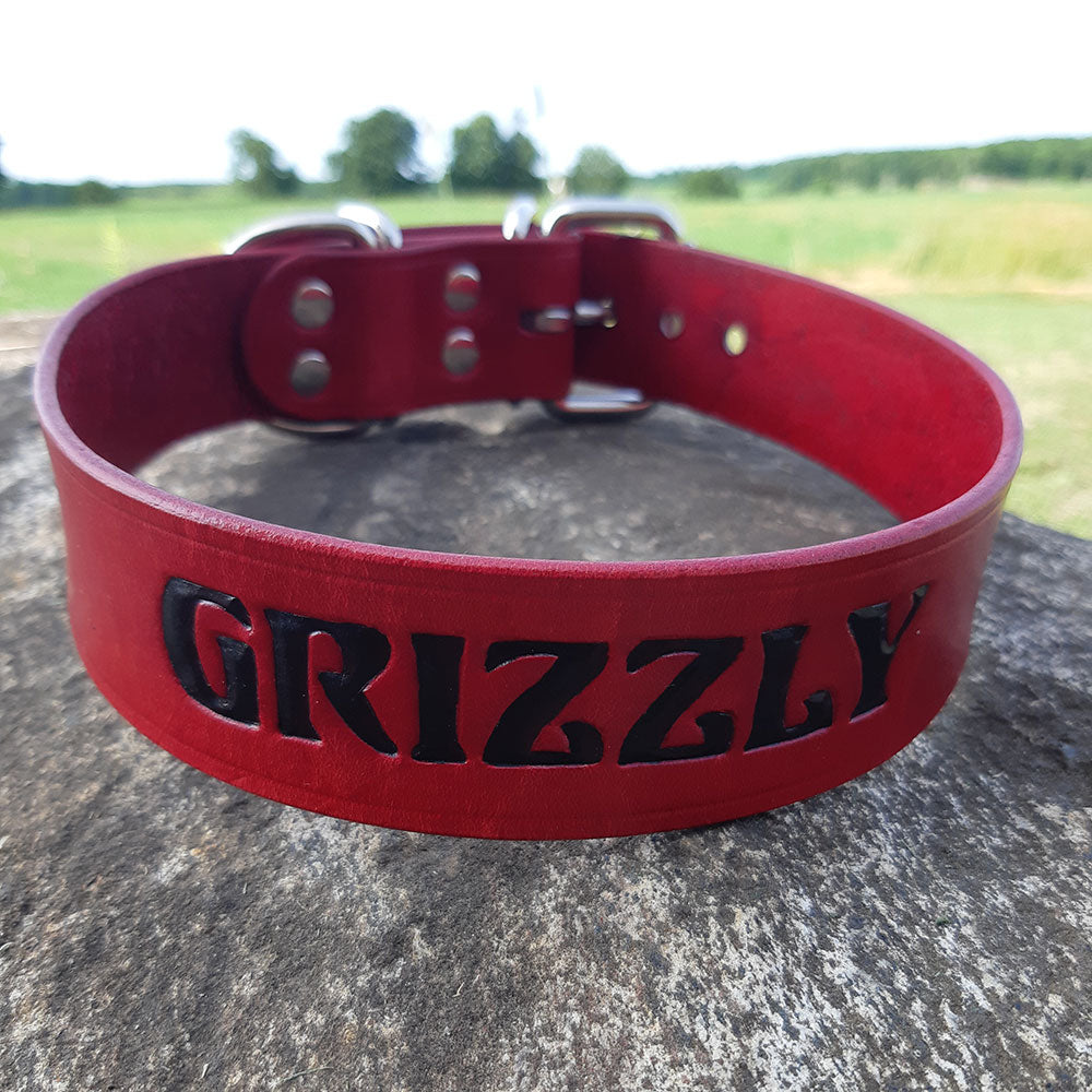 Artisan Series - Classic 1½ inch wide collar with Font.