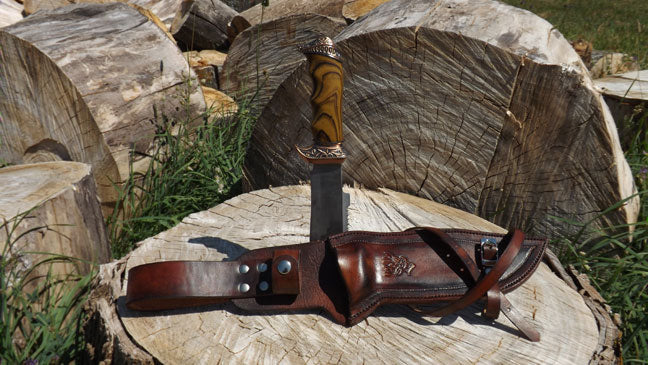 Custom fit knife sheath (Must contact us first for quote before adding to cart)