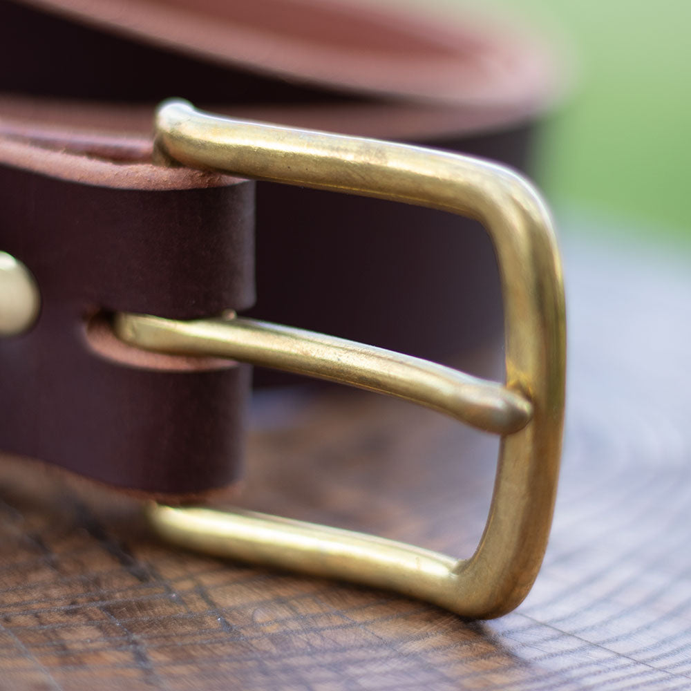 Dark Chocolate - Water Buffalo Belt