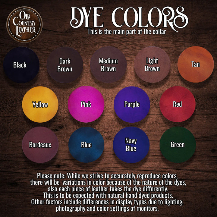 Artisan Series - Deluxe 1½ inch wide Collar with Font.