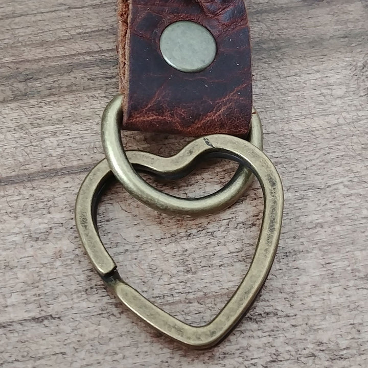 Leather Braided Key Chain - The Grizzly