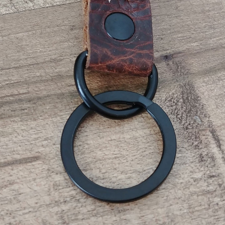 Leather Braided Key Chain - The Grizzly