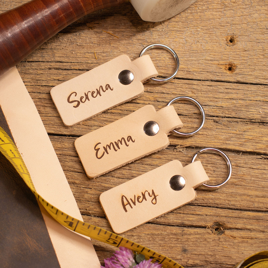 Personalized Named Key Fobs