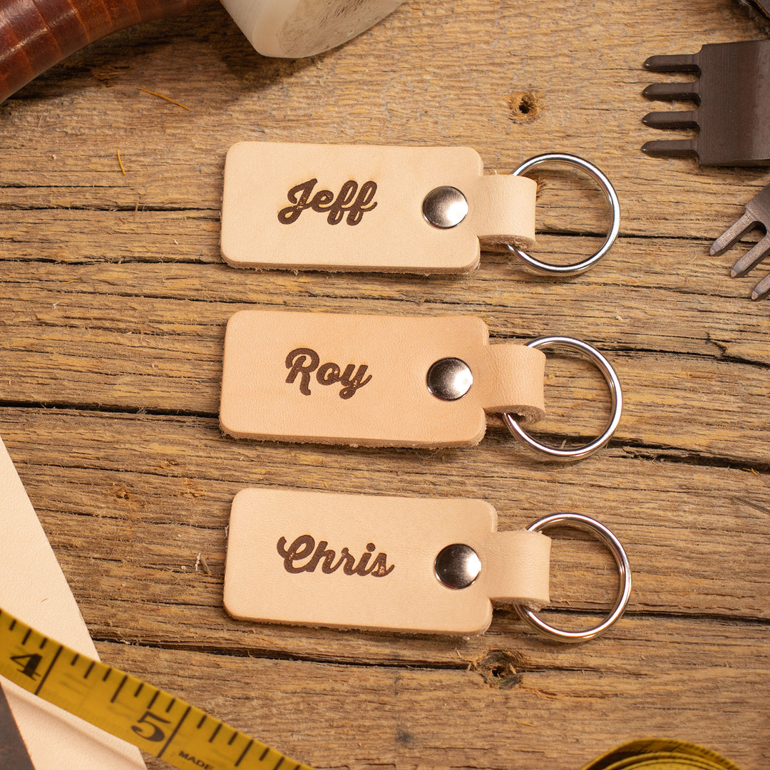 Personalized Named Key Fobs