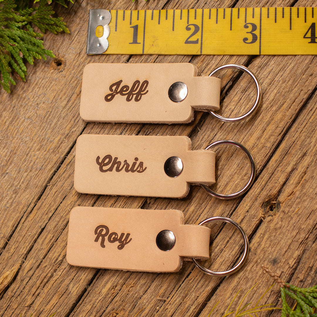 Personalized Named Key Fobs