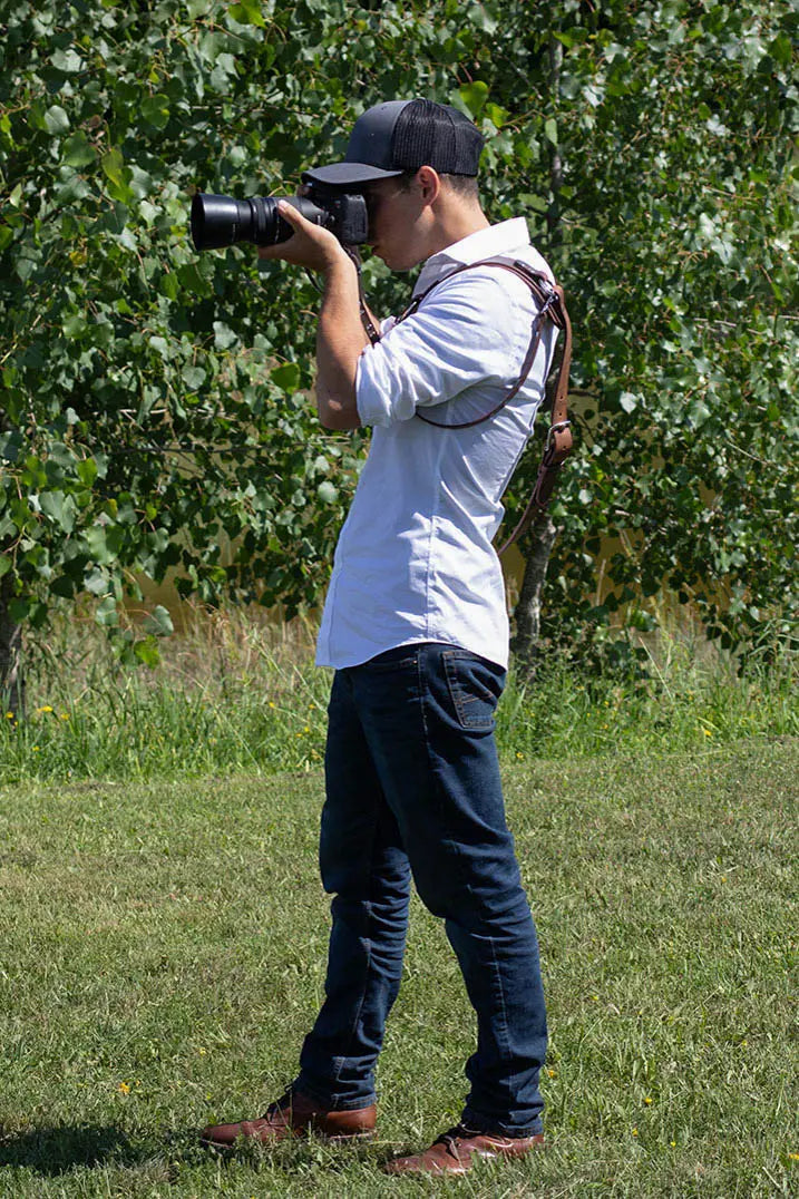 Side Shooter Sling Camera Strap - The Devon