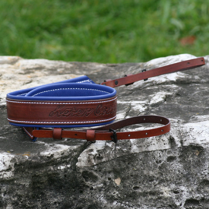 Neck sling camera strap