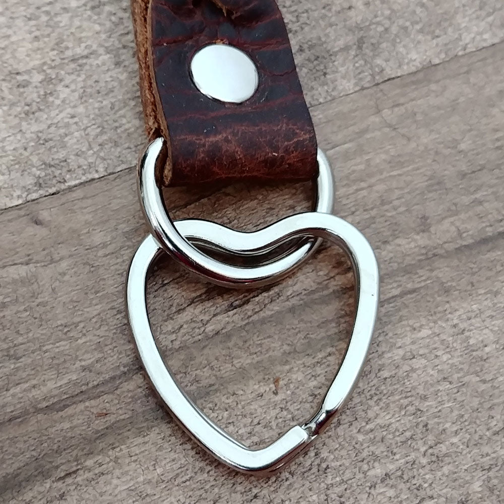 Leather Braided Key Chain - The Grizzly