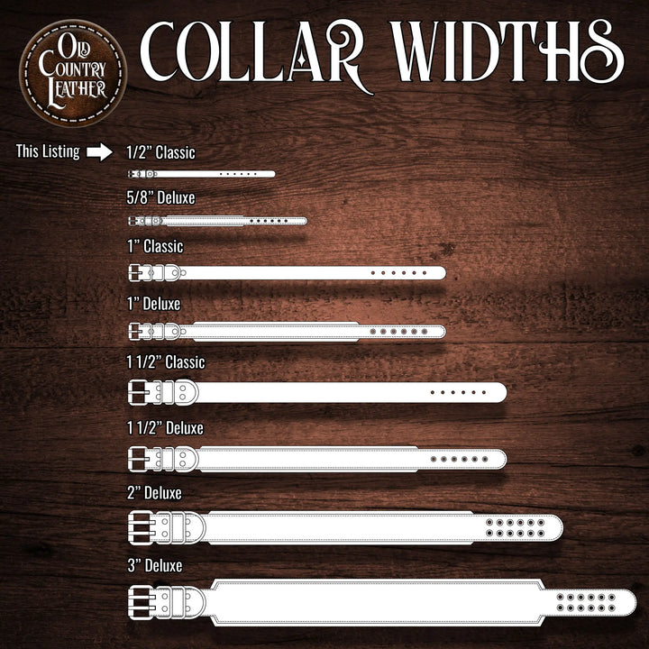 Artisan Series - Classic ½ inch wide collar